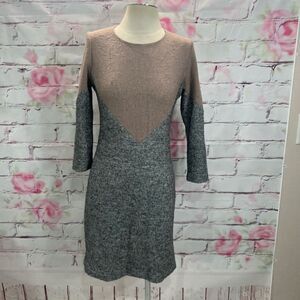 Dagg & Stacey 3/4 sleeve wool blend sheath dress